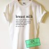 Breast Milk Breastfeeding T Shirt