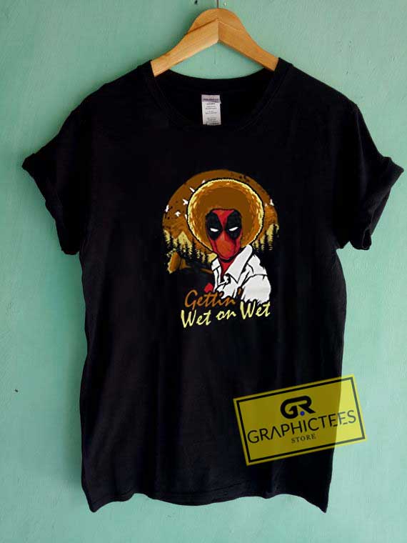 Deadpool Parody Bob Ross Art Tee Shirts 1 Deadpool Parody Bob Ross Art Tee Shirts