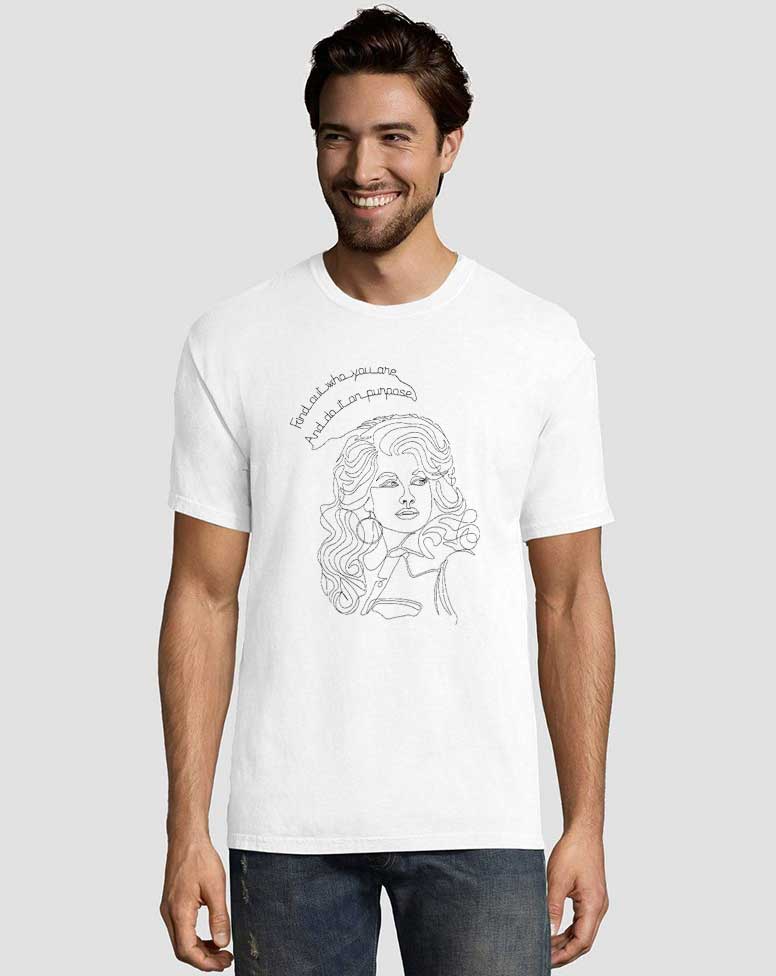 Dolly Parton Outline Tee Shirts 2 Dolly Parton Outline Tee Shirts