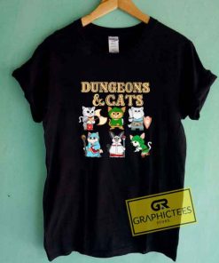 Dungeons Cats Parody Tee Shirts