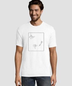 Flower Line Art Graphic Tees Shirts 5 Flower Line Art Graphic Tees Shirts
