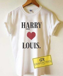 Funny Harry Loves Louis Font Tee Shirts