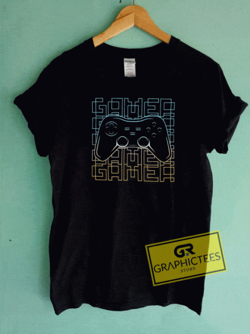 Gamer Stick Graphic Tee Shirts