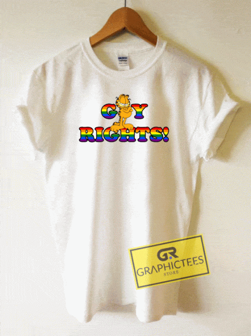 Gay Rights Garfield Tee Shirts