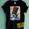 Godzilla And The Wave T Shirt