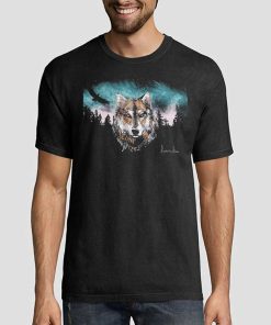 Grey Night Topshop Wolf Shirt