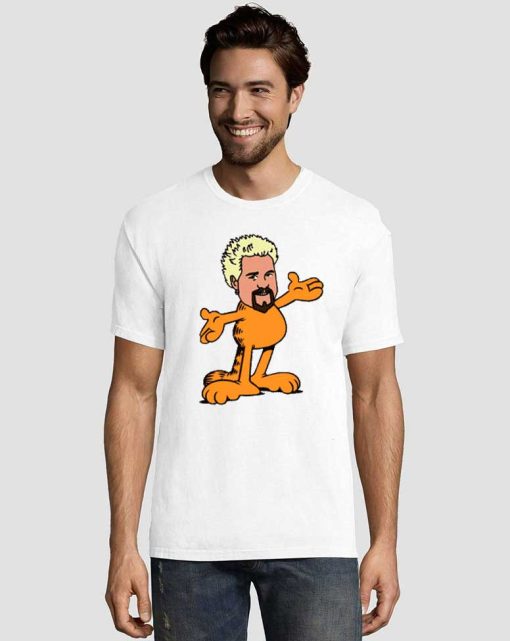 Guy Fieri Garfield Tee Shirts