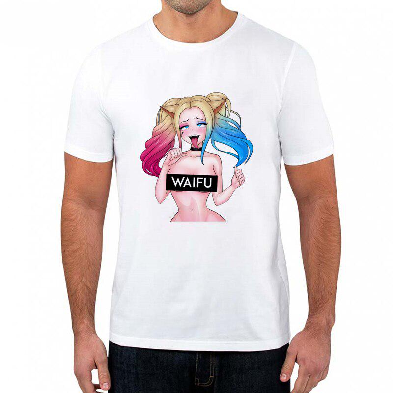 Harley Quinn Ahegao Face Tee Shirts 3 Harley Quinn Ahegao Face Tee Shirts