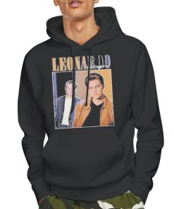 Hoodie Black 90s Vintage Leonardo Dicaprio Sweatshirt