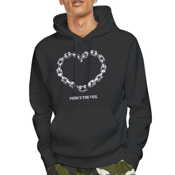 Chain Heart Pierce the Veil Shirt 4 Hoodie Black Chain Heart Pierce the Veil Shirt