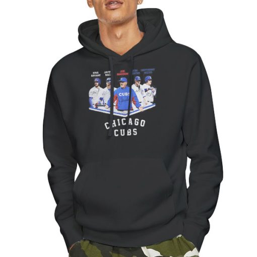 Hoodie Black Chicago Cubs Joe Maddon Sweatshirt