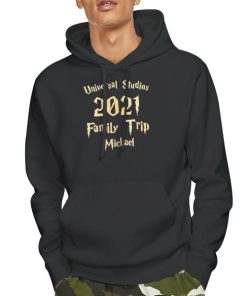 Hoodie Black Family Trip Universal Studios Family Shirts