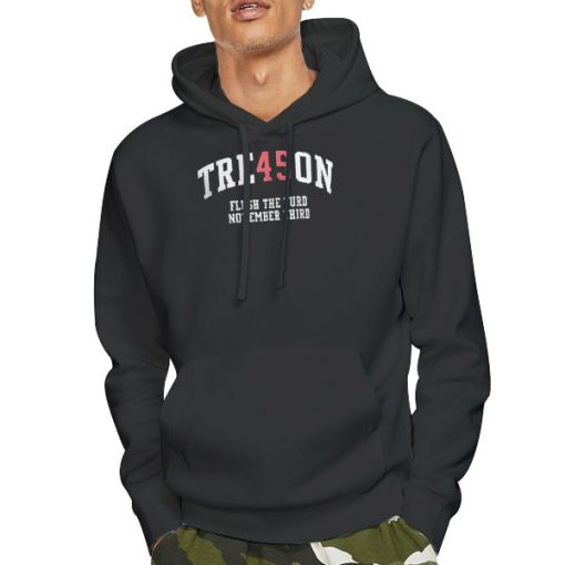Hoodie Black Flush the Turd November 3rd Shirt