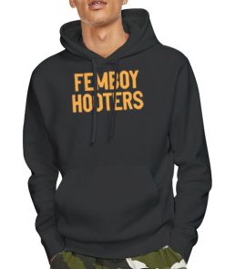 Hoodie Black Funny Femboy Hooters Shirt