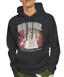 Hoodie Black Funny Here Everything Bussin Hebanz