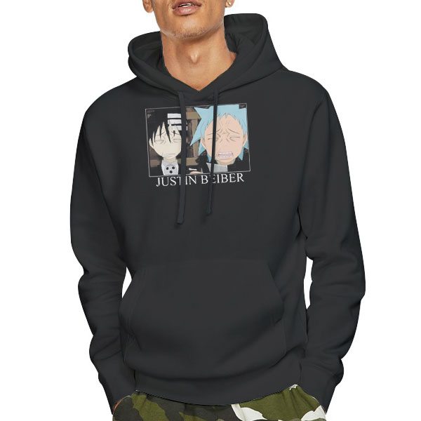 Funny Justin Bieber Soul Eater Shirt 3 Hoodie Black Funny Justin Bieber Soul Eater Shirt