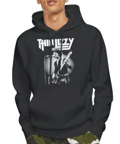 Hoodie Black Hard Rock Thin Lizzy T Shirt