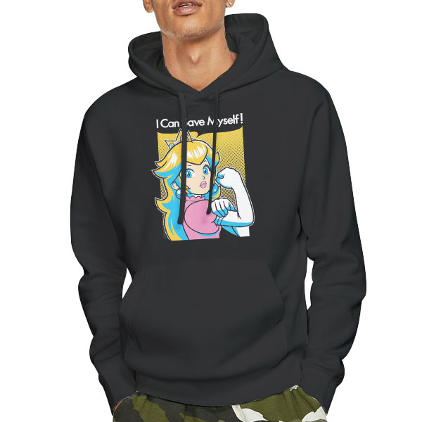 I Can Save Myself Princess Peach Shirt 4 Hoodie Black I Can Save Myself Princess Peach Shirt