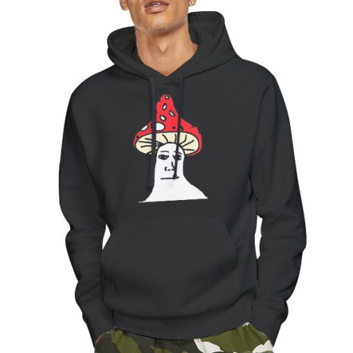 Hoodie Black It's Doomer Mushroom Wojak Shirt