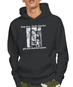 Hoodie Black Keep Your Friends Close but Ricky Lafleur