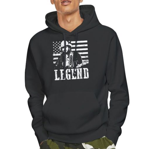 Hoodie Black Love Legends Merle Haggard T Shirt