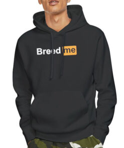 Hoodie Black Parody Porn Hub Logo Breed Me Shirt