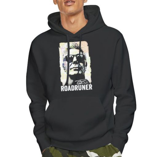 Hoodie Black Roadruner Anthony Bourdain T Shirts