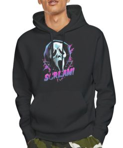 Hoodie Black Scream Mask Ghostface T Shirt