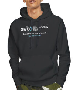 Hoodie Black Silicon Valley Bank Loan Officer of the Month Svb Bank Run