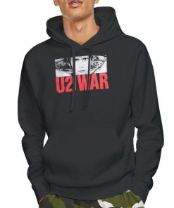 Hoodie Black The u2 War Shirt