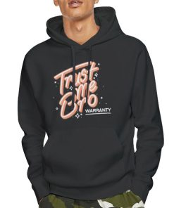 Hoodie Black Trust Me Bro Warranty