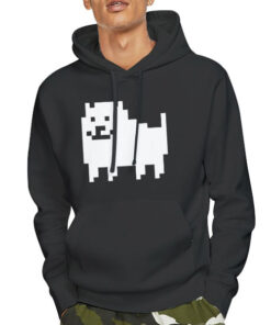Hoodie Black Undertale Annoying Dog Funny