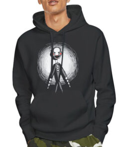 Hoodie Black Video Game Lovers Scary Horror Themed