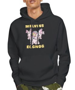 Vintage 1991 Melvins Eggnog Shirt 7 Hoodie Black Vintage 1991 Melvins Eggnog Shirt