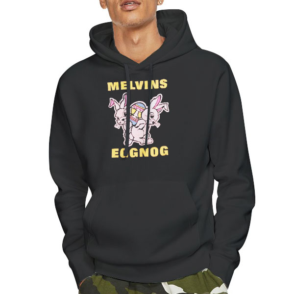 Vintage 1991 Melvins Eggnog Shirt 4 Hoodie Black Vintage 1991 Melvins Eggnog Shirt