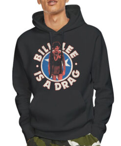 Hoodie Black Vintage Logo Bill Lee Is a Drag