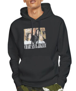 Hoodie Black Vintage Potrait Charles Barkley T Shirt