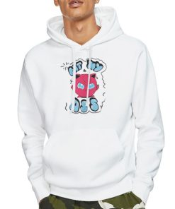 Hoodie White Angry Jigglypuff Eat My Ass Shirt