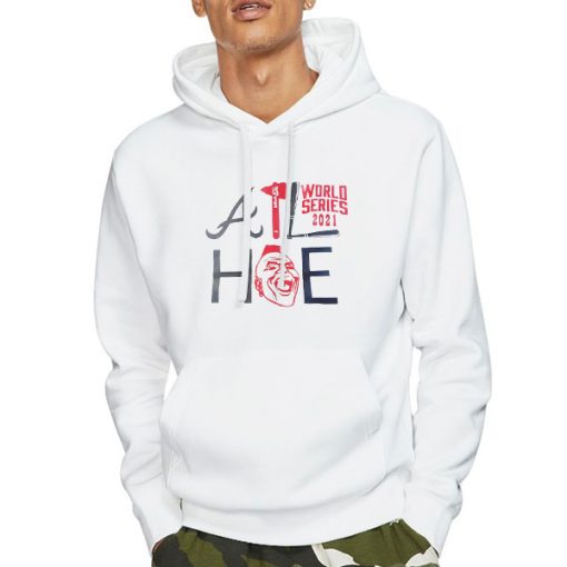 Hoodie White Atlanta Braves Hoe World Series Atl Hoe Shirt