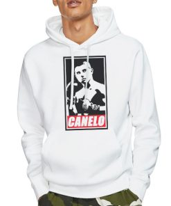 Hoodie White Boxing Gloves Canelo Gloves Shirt