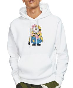 Hoodie White Despicable Me Funny Minion T Shirt
