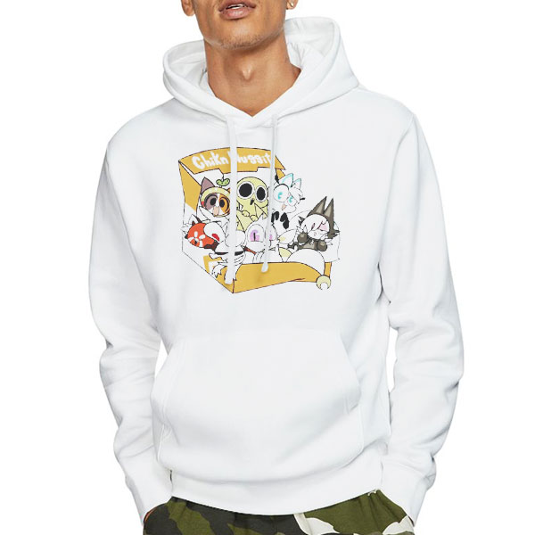 Funny Box Chikn Nuggit Merch Shirt 3 Hoodie White Funny Box Chikn Nuggit Merch