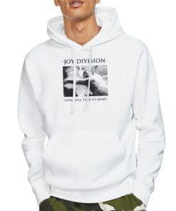 Hoodie White Joy Division Love Will Tear Us Apart Shirt