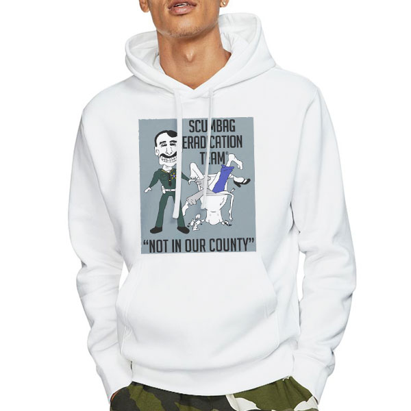 Mike Chitwood Scumbag Eradication Team Shirt 3 Hoodie White Mike Chitwood Scumbag Eradication Team