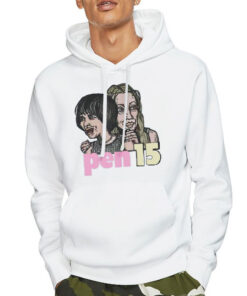 Hoodie White Parody Maya Erskin Heather pen15