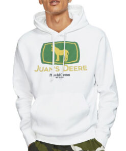 Playa Del Carmen Mexico Juan Deere Shirt 7 Hoodie White Playa Del Carmen Mexico Juan Deere