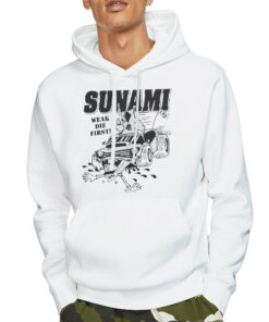 Retro Weak Die First Sunami Logo