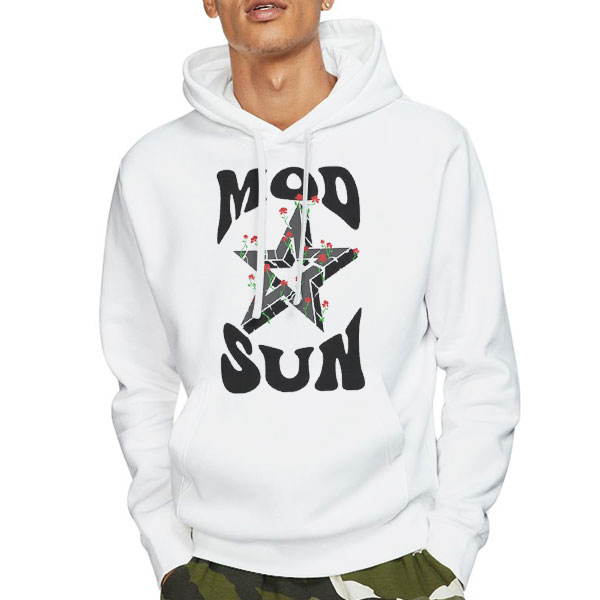Rose Star Canada Tour Mod Sun Shirt 4 Hoodie White Rose Star Canada Tour Mod Sun Shirt