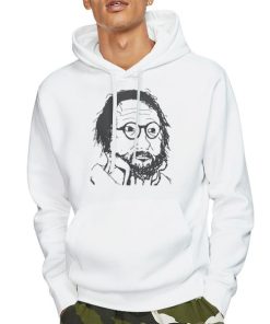 Hoodie White Sam Hyde Merch Wojak