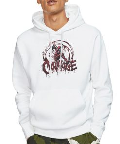 Hoodie White Spider Man Carnage Compression Shirt